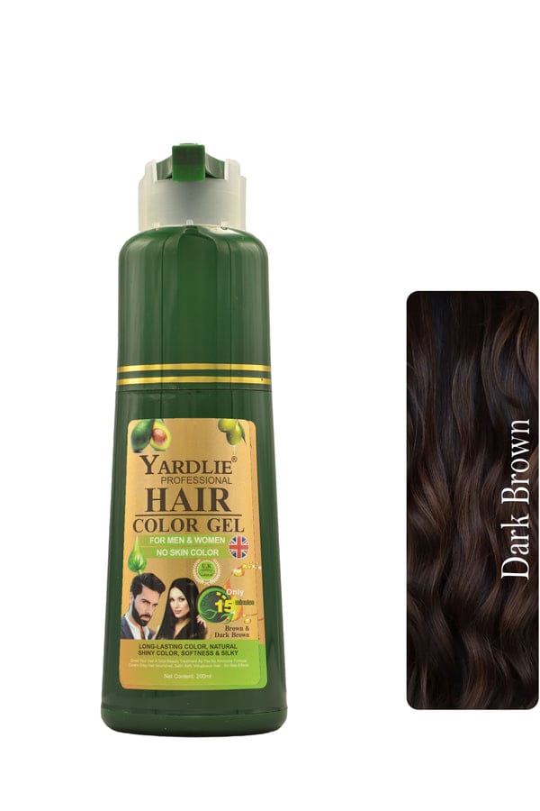YARDLIE PROFESSIONAL HAIR COLOR GEL 200ML PUMP - Black