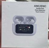 A9 Pro Wireless Bluetooth Headphones ANC Noise Reduction Headset LED Touch Screen Earbuds (random color)