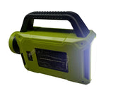 Rechargeable LED flashlight with solar panel - 6689A (Random color)