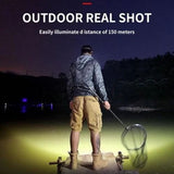 5 LED Headlamp Rechargeable Powerful Head Lamp with Built-in Battery Outdoor Camping Headlight Head Flashlight Head Light