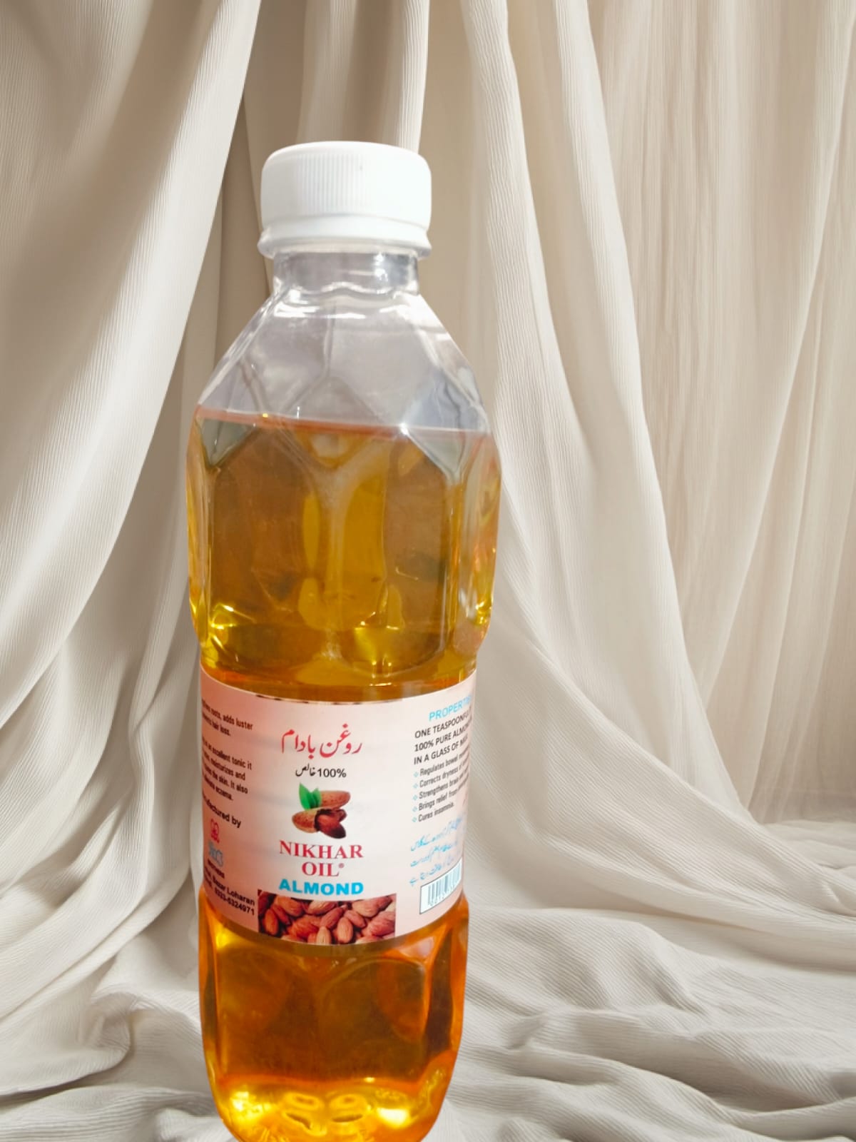 Nikhar Sweet almond oil / good for the skin and hair - 50 ml