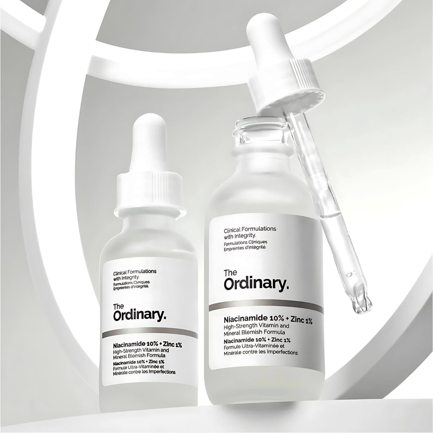 The Ordinary Niacinamide 10% + Zinc 1% Serum – 30ml High-Strength Vitamin &amp; Mineral Blemish Formula for Oil Control, Skin Brightening, and Clear, Radiant Complexion