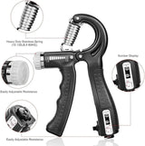 Hand Grip Strengthener Adjustable Resistance Wrist Strengthener Forearm Gripper Hand Workout Strength Trainer with counter (Random colour)