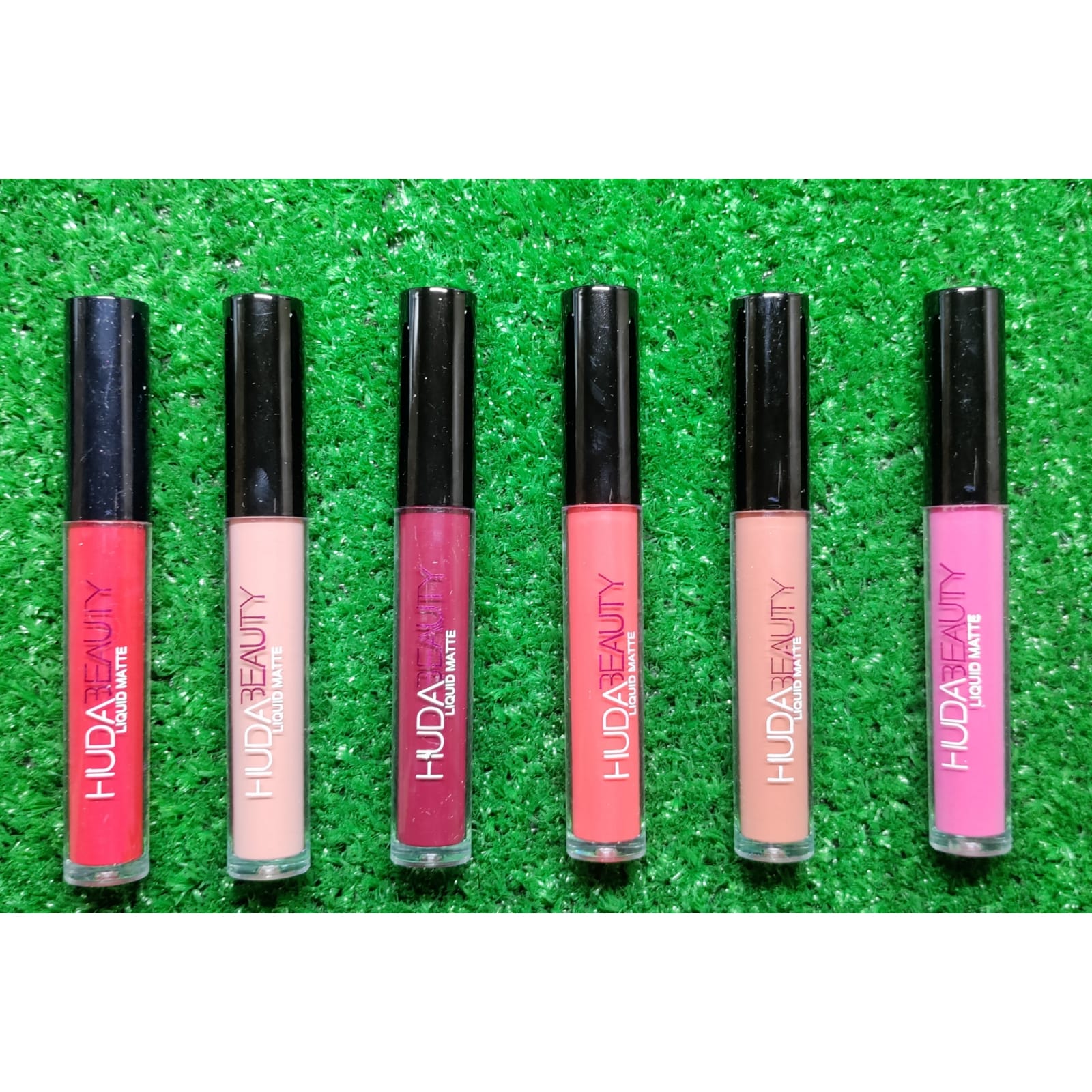 Huda Beauty Liquid Matte Lipgloss for girls (random color) - pack of 2