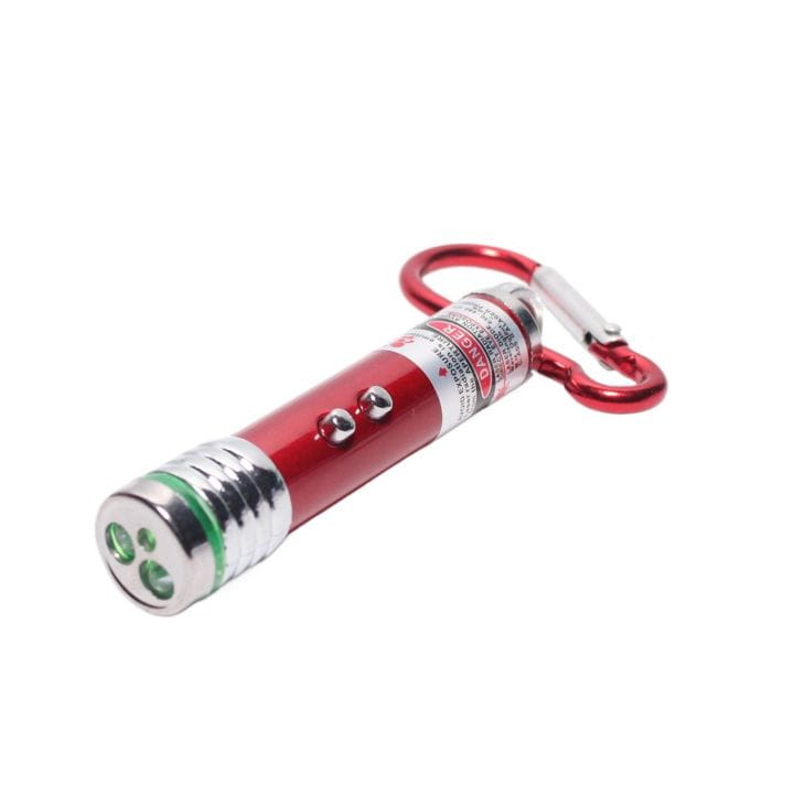 (1 pcs ) Laser LED Light with Key Chain | Mulituse Laser Pointer (random color)