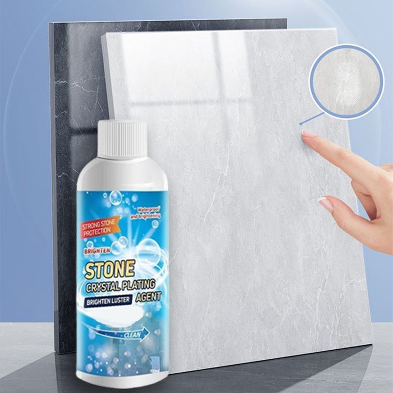 Stone Crystal Plating Agent Stonework Polishing And Coating Agent Marble Tile Anti-Corrosion Incremental Crystal Stone Stain Remover With Box 100ml