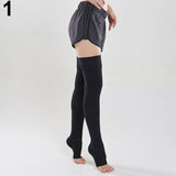 (pair ) School Uniform Dress Warm Woolen lycra Knee Warmers  half foot length (black)