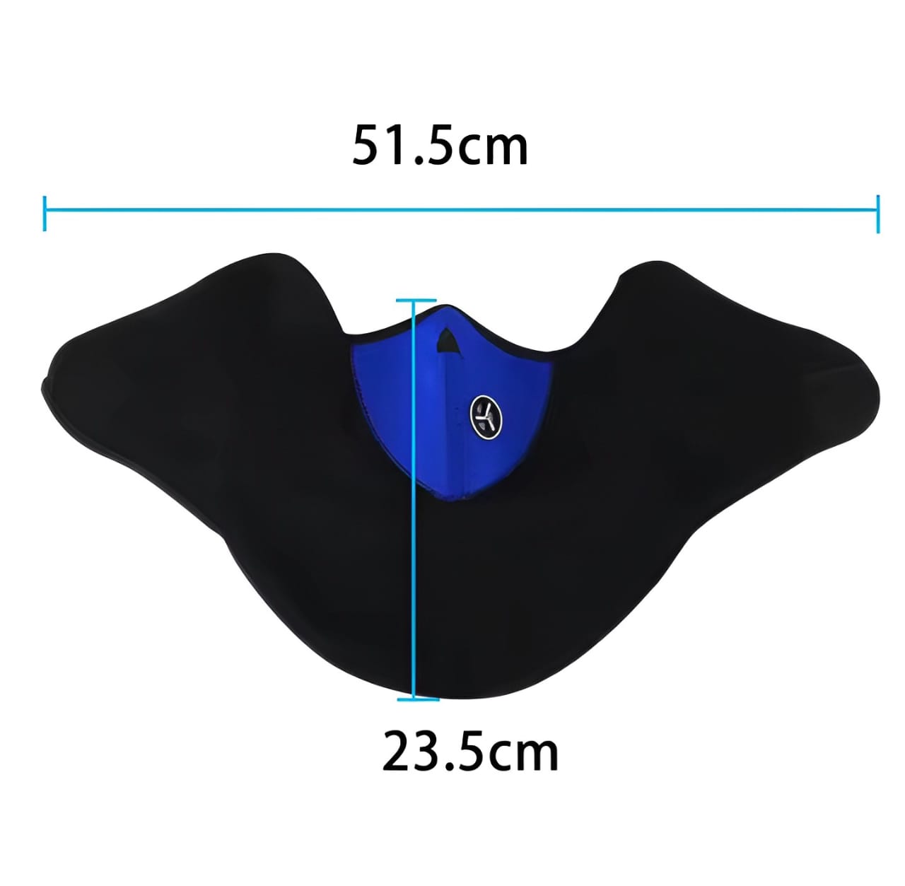 Pack Of 01 Windproof Bike Mask Half Face Motorcycle Masks For Men and Women | Best Quality Bike Mask - Blue