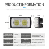 2 Lens Dolphin Projector LED Light for bikers and Cars (1 pc)