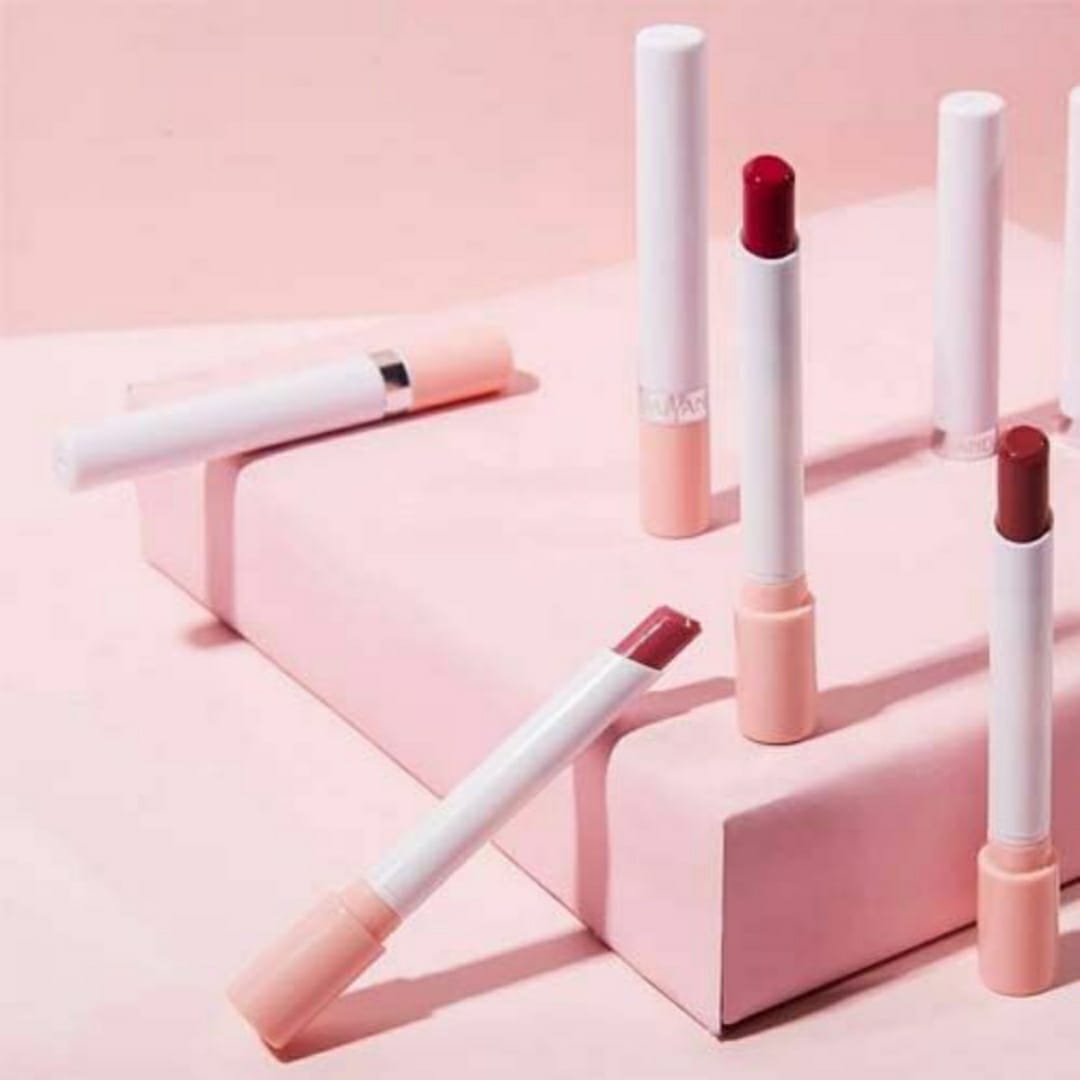 4 Pcs High Pigment Warda Beauty Little Smoke Mate Lipstick - Random Color