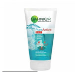 3 in 1 Garnier Skin Natural Pure Active Wash + Scrub + Mask