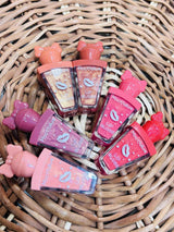 Pack Of 6  Mocallure  Bow Style Cute Lipgloss High Pigment Lipgloss (Random Color)