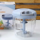 Hand Pulled Multipurpose Chopper &amp; Cutter | Rope Pulled Chopper Multifunctional Meat Grinder, Vegetable Cutter (Random Color)