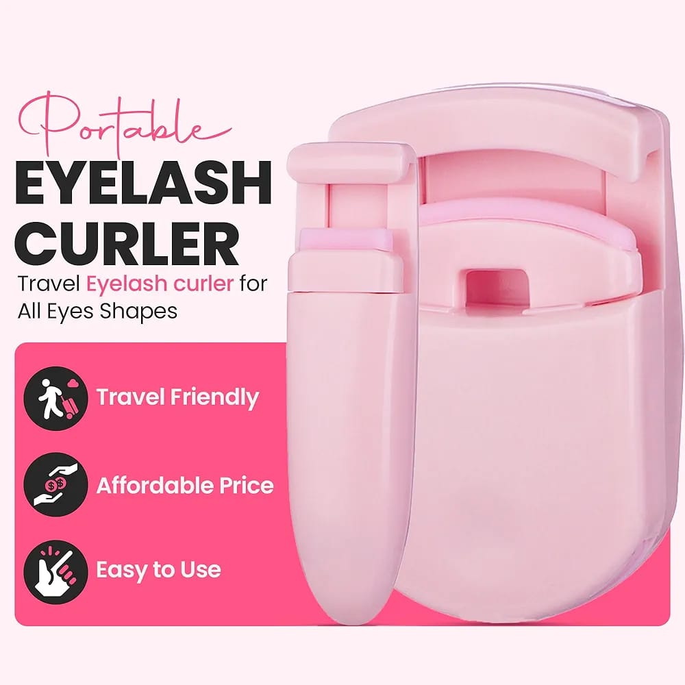 2-in-1 Eyelash Curler for All Eye Shapes – Professional Lash Curler for Natural Lift &amp; Curl - Purple