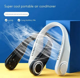 SurroundFan New Portable Bladeless Neck Fan – Foldable, Hands-Free Cooling for Travel &amp; Sports ( Random Color )