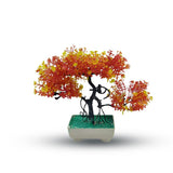 Orange Artificial Bonsai Tree ( 1 Piece )–    Bonsai Tree Room Decor for Home, Office &amp; Bedroom | Best Artificial Pot
