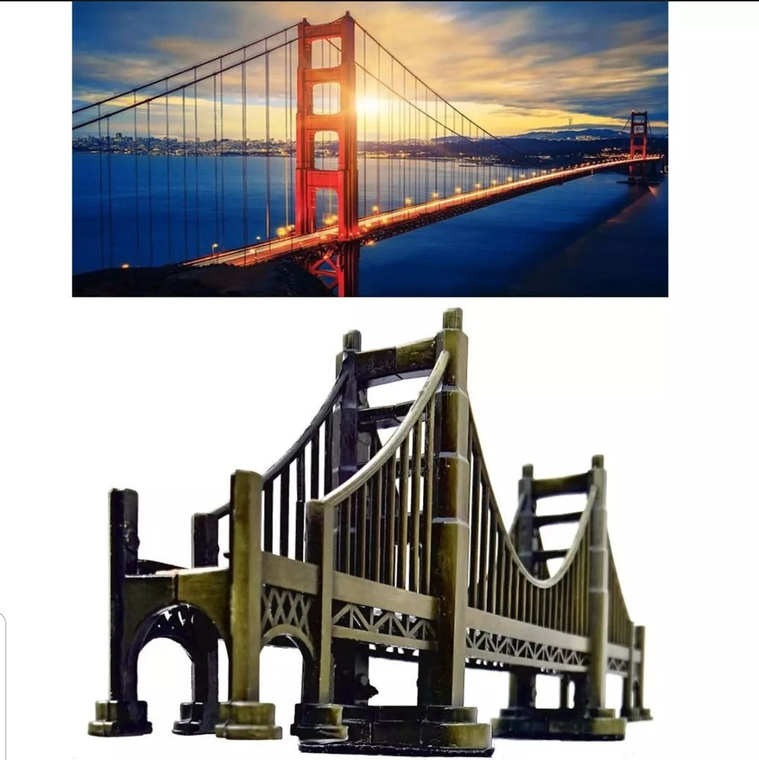 London Gate, London Bridge for home and office decor - Metal monument Tabletop Decoration