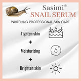 Sasimi Snail Serum High Quality Anti Aging Moisturizing &amp; Whitening Serum For Pores &amp; Acne 30Ml