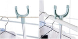 Extendable Telescopic Clothes Fork, Adjustable Laundry Hanging Fork with Hook (random color)