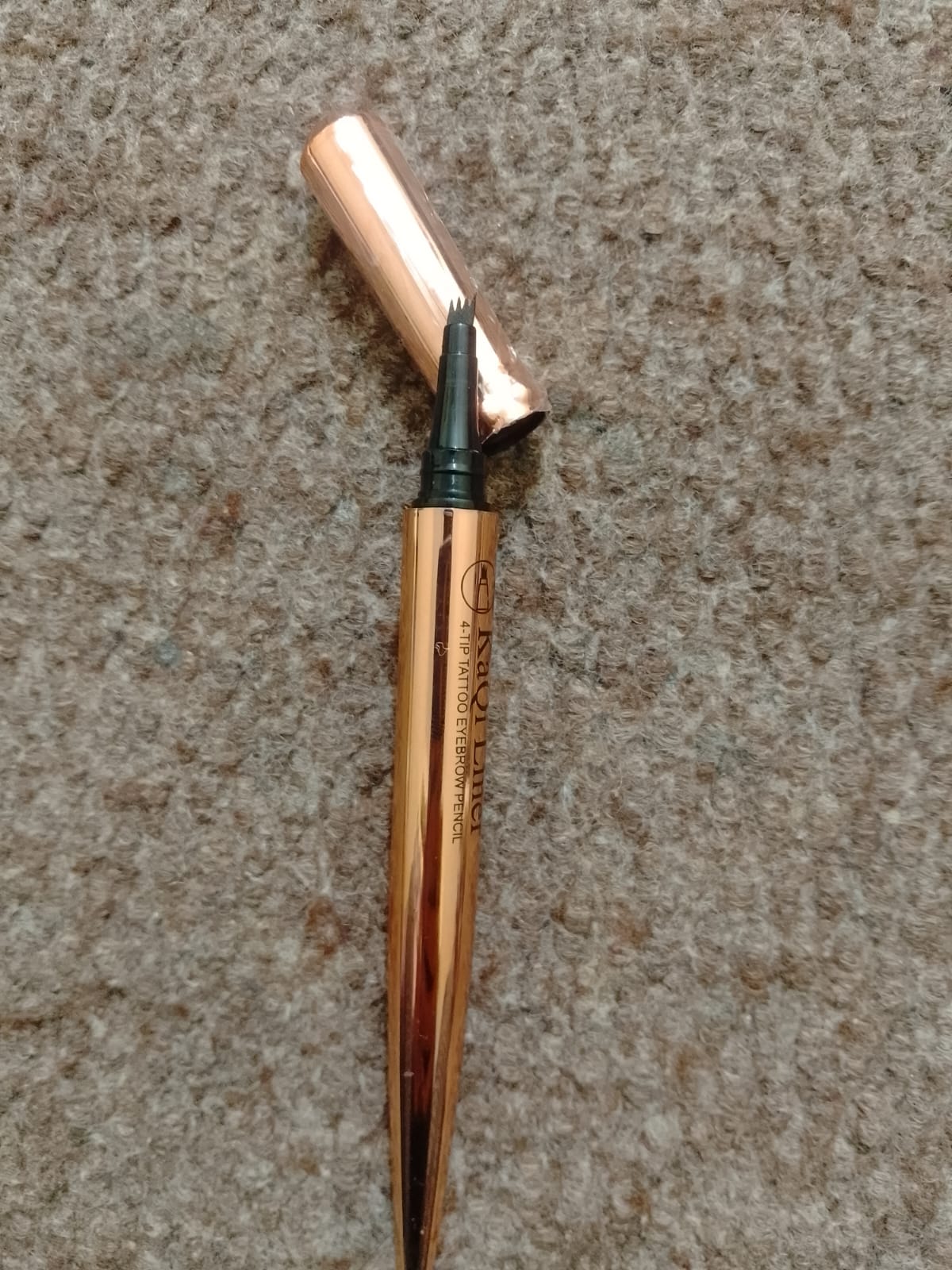 4 Tip Tattoo Pen | 4 Tip Tattoo Eyebrow Pen | Eyebrow Pencil Creates Natural Makeup Effect - Black