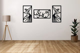 (3pcs set)  3D Wooden wall calligraphy kun faya kun  Wall Art Decorations for Home, Living Rooms, Bedrooms, and Offices Perfect for Gifting
