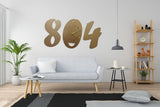 3d wall clock Wooden  Golden color  Wall Clock (804)