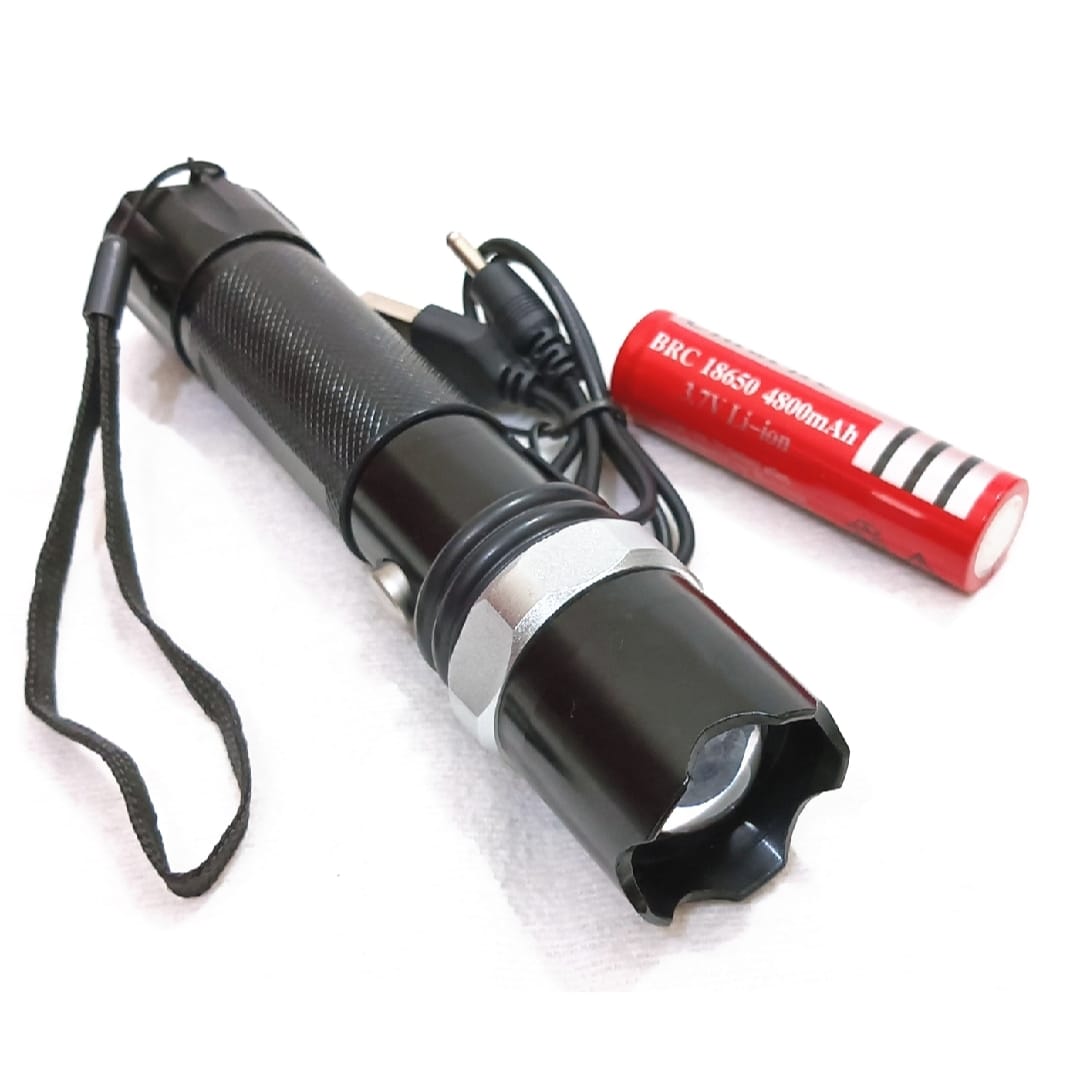 XA-808  High Quality Metal body USB Rechargeable LED Flashlights Zoomable Multifunction Zoom High Lumens for Emergencies, Outdoor , home and hiking