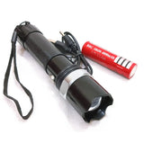 XA-808  High Quality Metal body USB Rechargeable LED Flashlights Zoomable Multifunction Zoom High Lumens for Emergencies, Outdoor , home and hiking