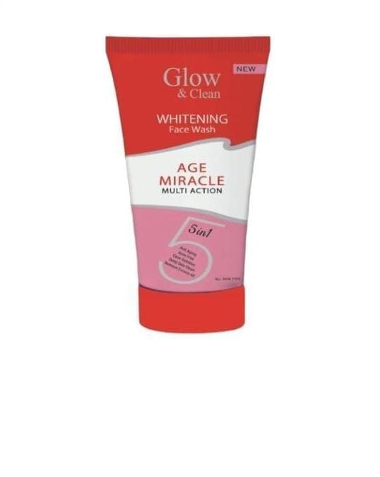 Glow and Clean Age Miracle Face Wash – Instant Brightening and Anti-Aging Cleanser for Radiant Skin, 120ML Deep Cleansing Formula with Visible Results