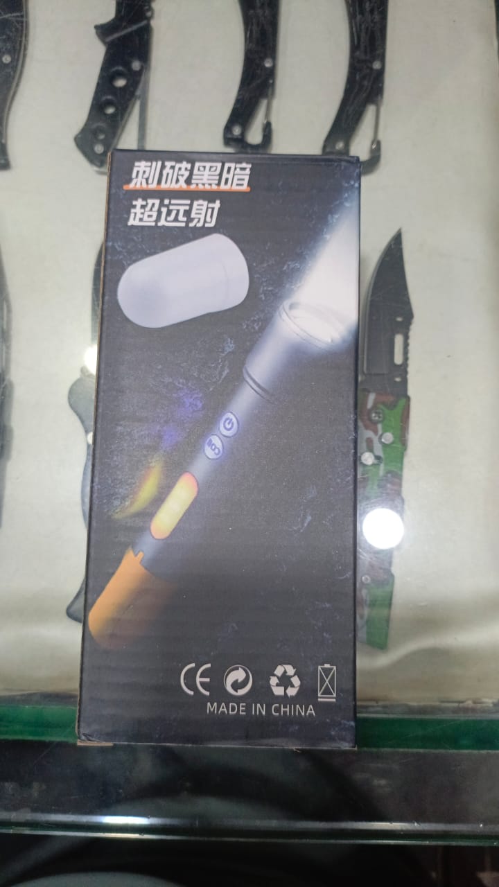 Rechargeable Tactical Flashlight High Lumens, Brightest Flashlights for Emergencies Camping COB Sidelight, Zoomable Multicolor Lenses Flashlight Hiking Hunting