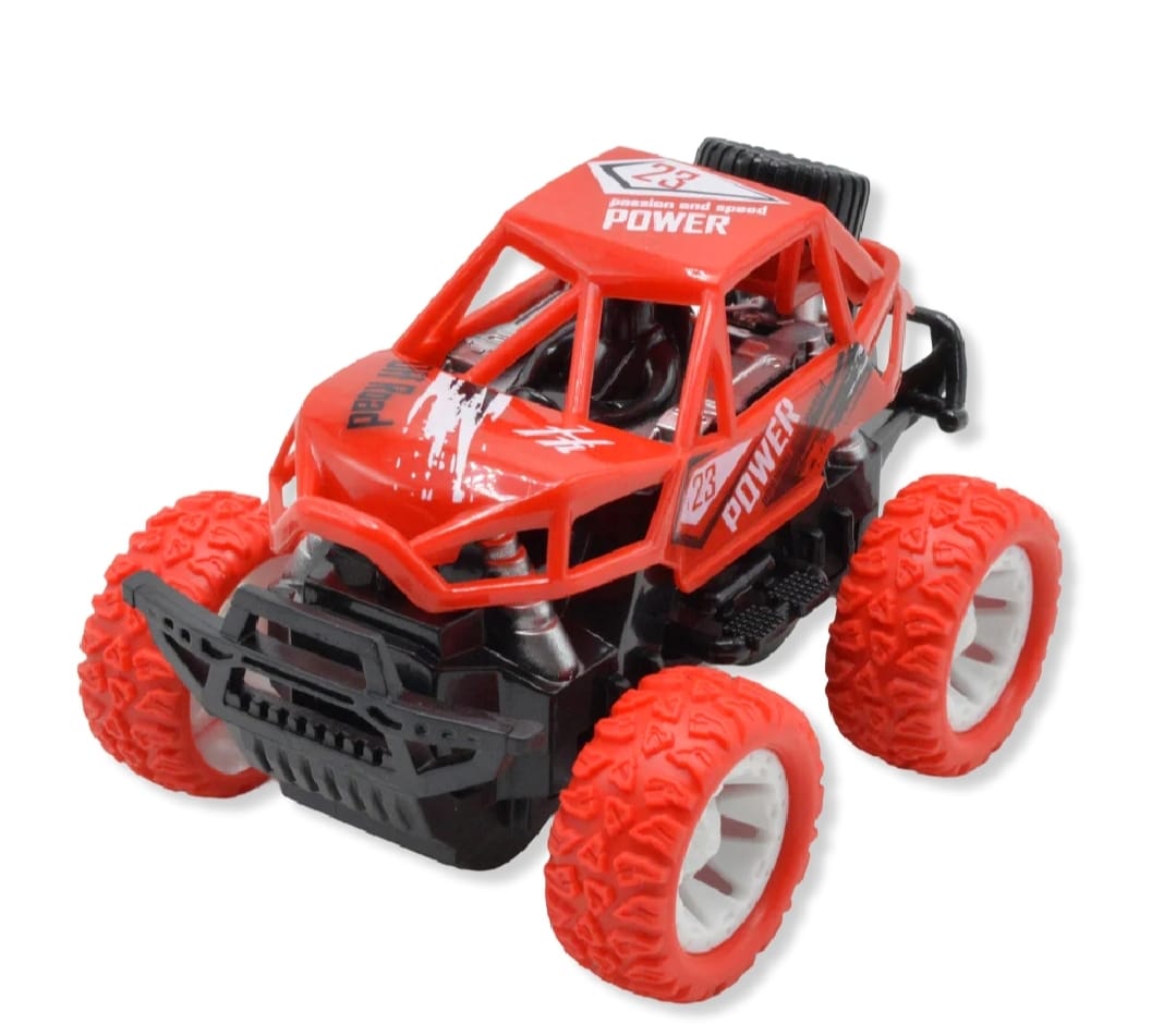 Monster Truck Toys Friction Push &amp; Go High Speed Friction Vehicles for Kids