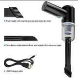 Powerful 3-in-1 Cordless Handheld Vacuum Cleaner with LED Light - Wet &amp; Dry, Strong Suction for Car, Sofa, Carpet &amp; Home Cleaning (With box)
