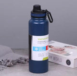 Vacuum Insulated Double Wall Stainless Steel Water Bottle/Sports Kettle Hot &amp; Cold, Leak &amp; Sweat Proof Thermos Flask 1000ml (Random Color)