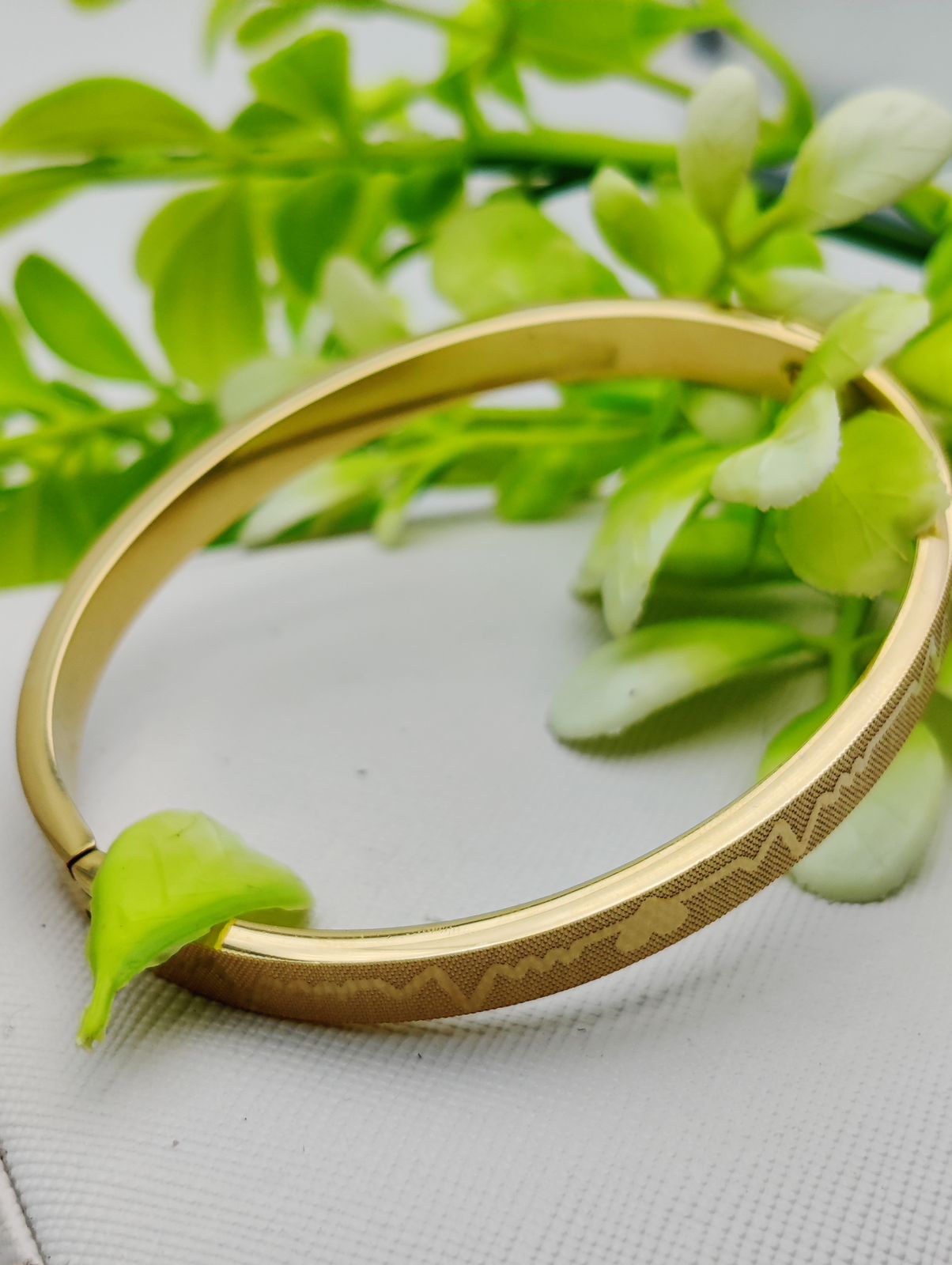 Adjustable Premium Heartbeat-Engraved Adjustable Cartier-Inspired Gold Bracelets | Best Quality Artificial Bracelet For Girls &amp; Women | Bracelet For Every Occasion | Elegant Design ✨