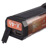 X-46 Multifunctional Flashlight – Telescopic Zoom, Type-C Charging, Power Bank &amp; Multiple Light Modes