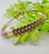Imported Adjustable Leafy Crystal Bracelet – Elegance Redefined | Best Quality Artificial Bracelet For Girls &amp; Women | Bracelet For Every Occasion | Elegant Design