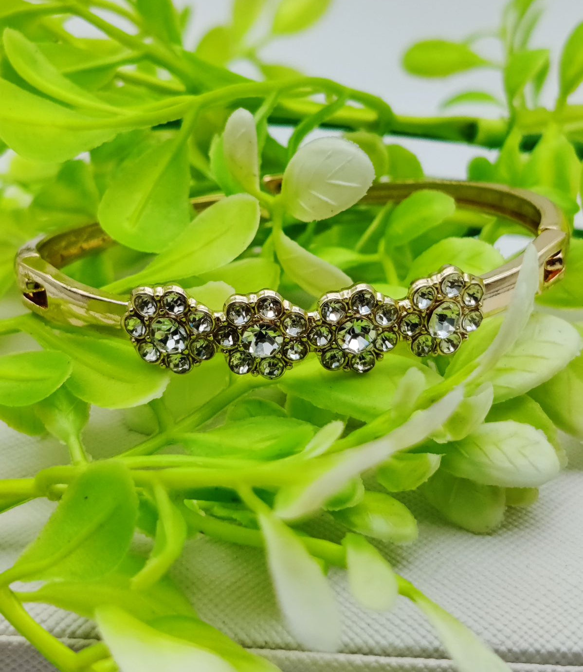 Sparkling Floral Adjustable Bracelet | Best Quality Artificial Bracelet For Girls &amp; Women | Imported Elegance for Every Occasion | Elegant Design