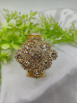 Imported Elegant Crystal Studded Bracelet | Regal Crystal Bracelet | Adjustable Bracelet – Best Quality Artificial Bracelet For Girls &amp; Women - Random Color