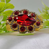 Imported Exquisite Oval Crystal Adjustable Bracelet - Imported Luxury Jewelry | Adjustable Bracelet – Best Quality Artificial Bracelet For Girls &amp; Women | Bracelet For Every Occasion - Random Color 