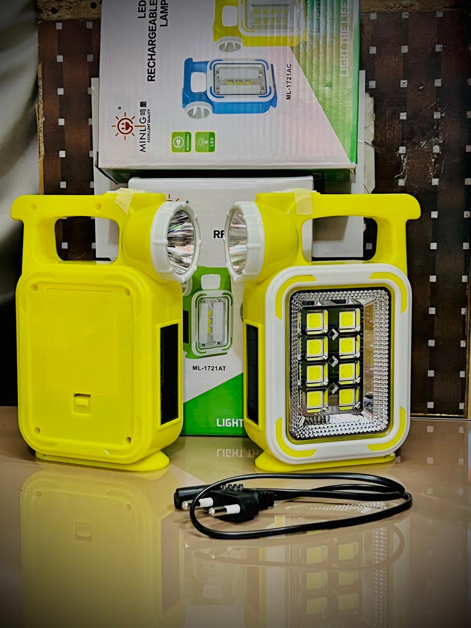 Pack Off 01 MINI ULTRA BRIGHT RECHARGEABLE/BATTERY LAMP | Best Quality Light ( Random Color )
