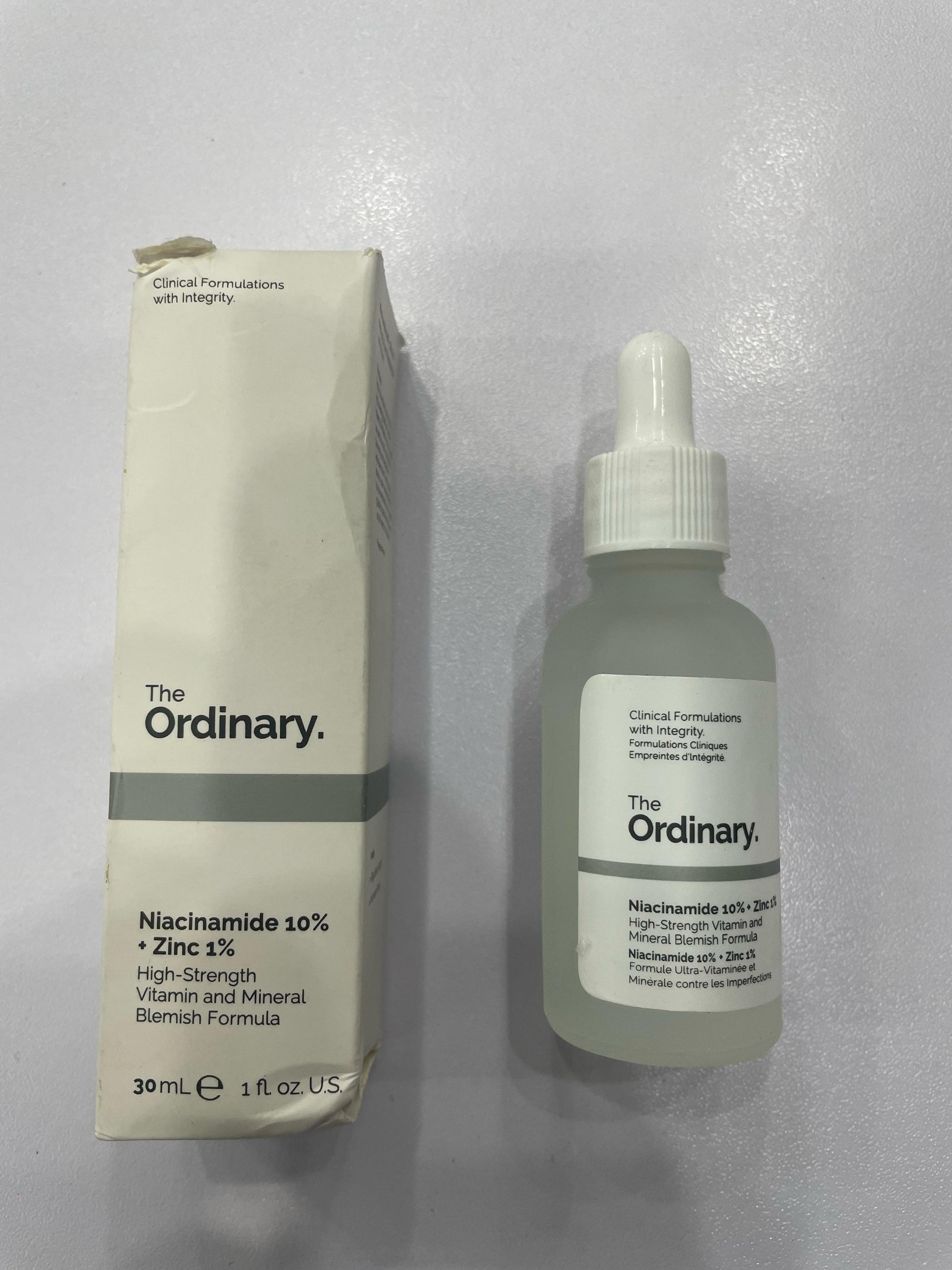 The Ordinary Niacinamide Serum 10% + Zinc 1% Supersize Serum 30ML with  batch code