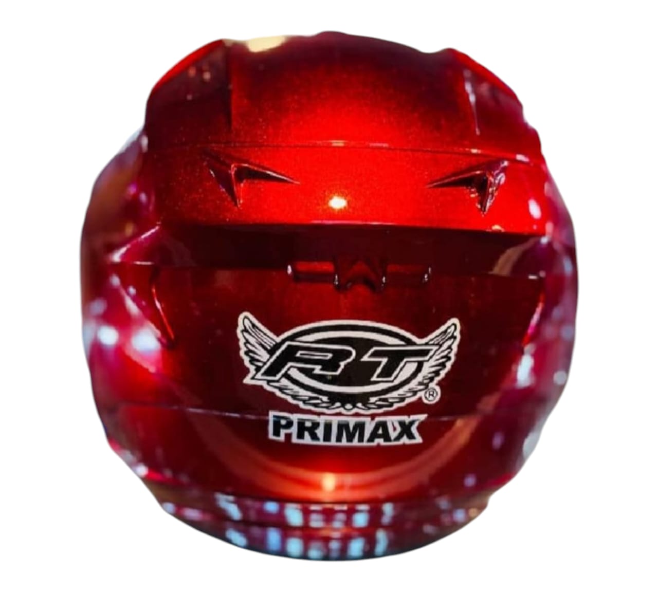 RT Primax Half Face Helmet For Bike | Comfortable, Stylish and Safe For Bike | Helmet For Bike Stylish Look New Design - Red