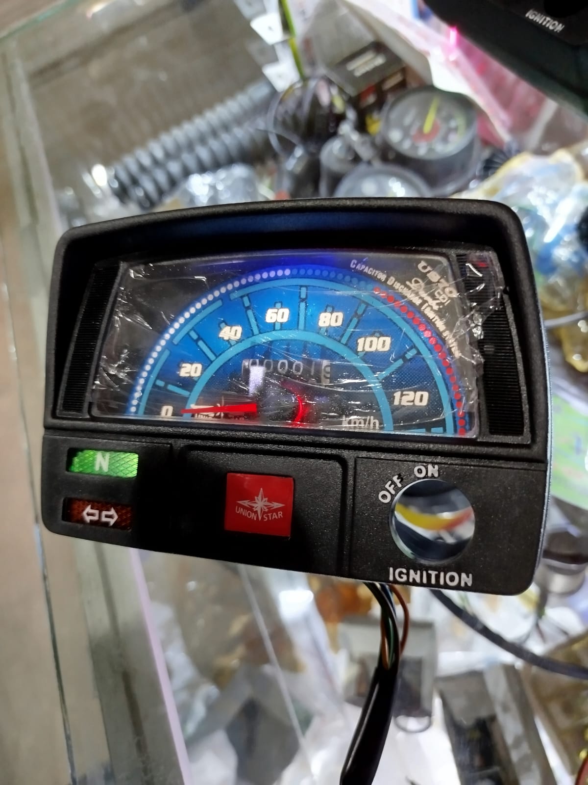 Union star motorcycle Speedo meter with led lights for CD70 Motorcycle &amp; For all 70 cc Bike