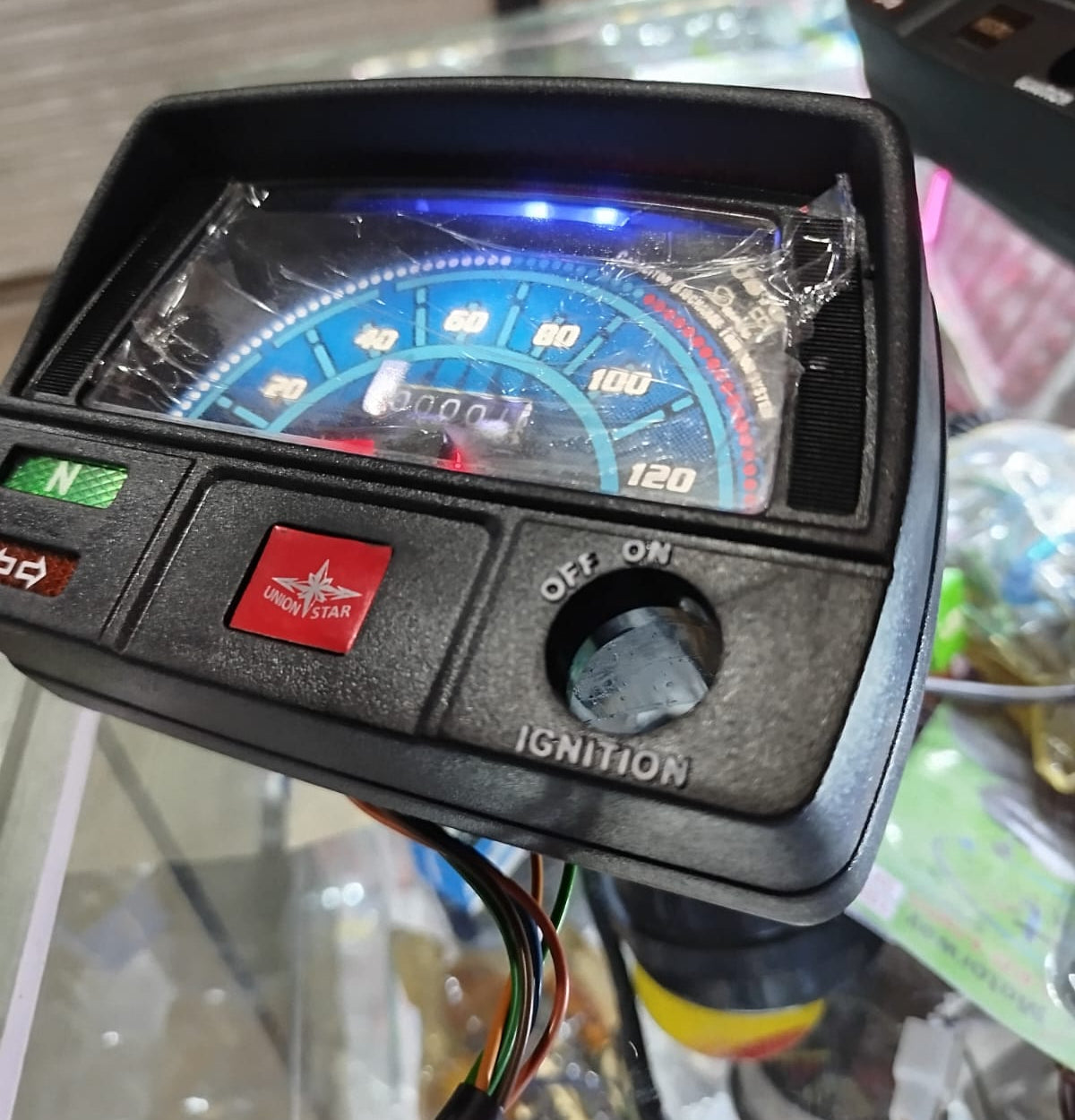 Union star motorcycle Speedo meter with led lights for CD70 Motorcycle &amp; For all 70 cc Bike