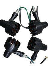 Pair Of 05 - Grill Indicators Yellow Led For Bikes ( 20pcs )