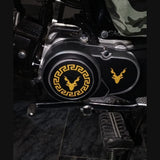 CD70 Engine Sticker Kit for Motorcycle – Black Color, (Sticker Only)