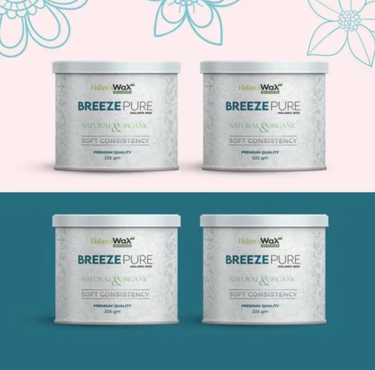 Breeze Pure Organic Halawa Finger Wax | Hair Removal Wax | Best Quality Finger Wax - 225 gramv