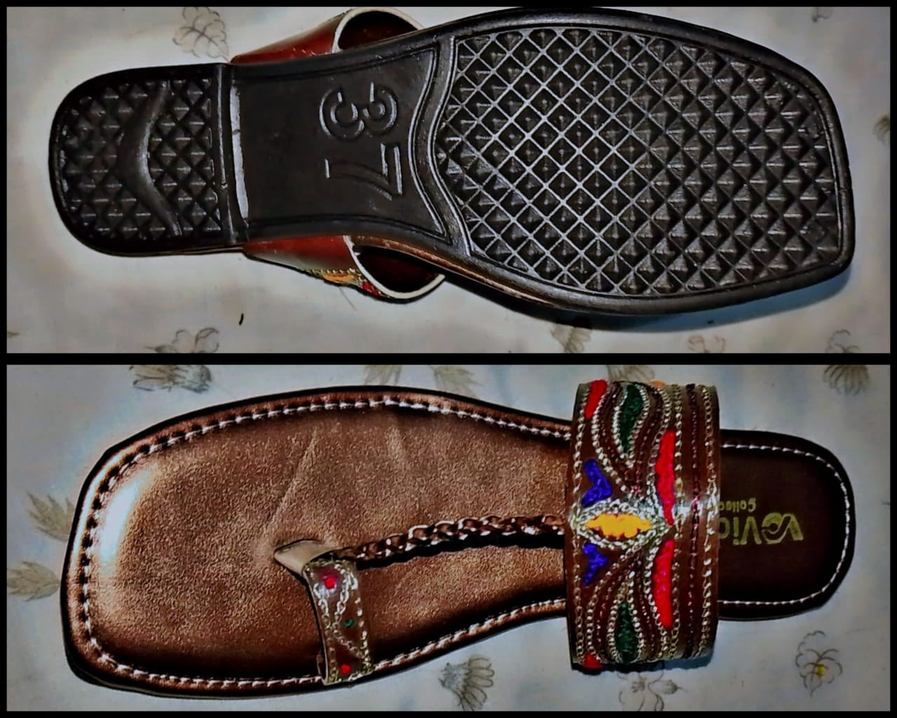 Kolhapuri Slipper Design No. 25-81 – Timeless Brown Traditional Footwear (With Box ) - 7