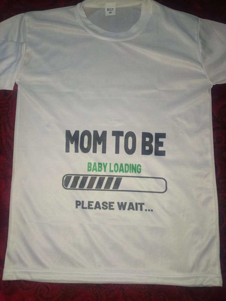 Dad to Be &amp; Mom to Be Style White T-Shirt - Key &amp; Heart Design T-Shirts  – Best Quality T-Shirts | T-Shirt For Women - T-Shirt For Men  - Dad to Be, Small