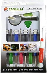 Baku 11 Pcs BK- 8600 Stainless Steel Precision Screwdriver Tool Kit Set For Mobile Laptop Repairing